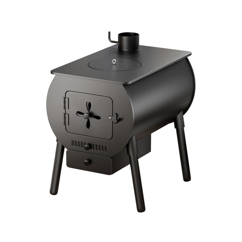 Small Round Belly Windmill Door Stove