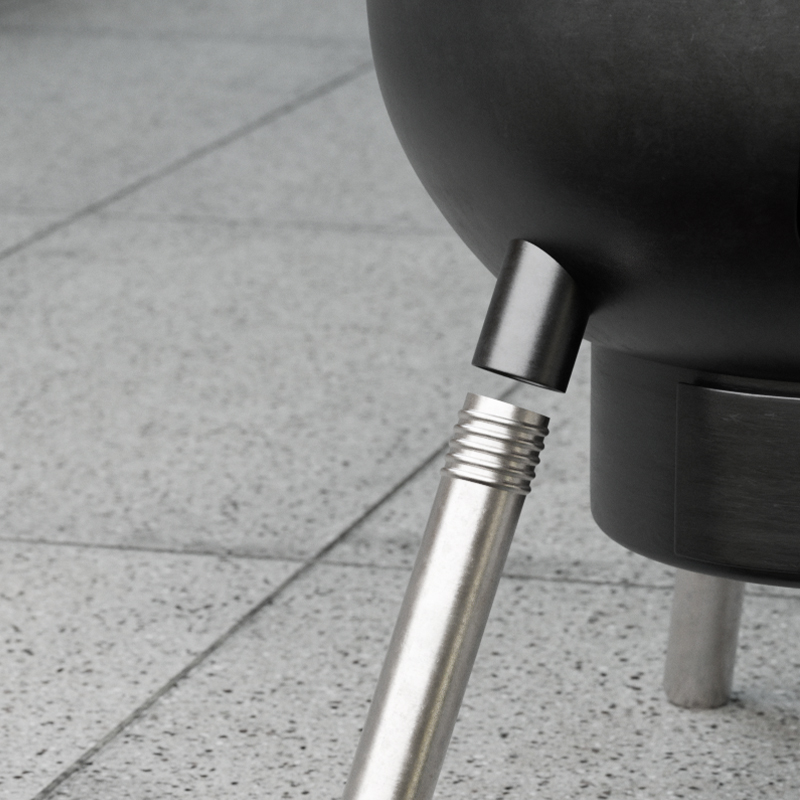 Integrated Wood Stove 43cm