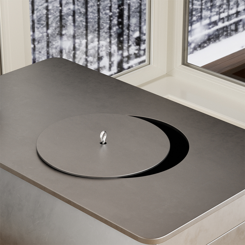 Large Round Belly Windmill Door Stove