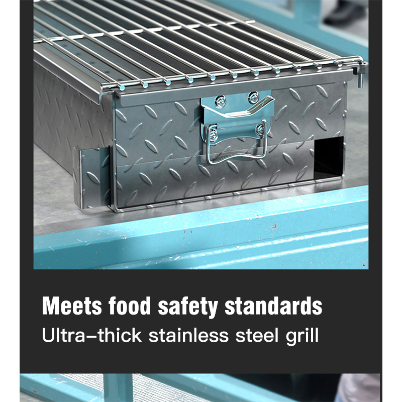 Commercial 120*20 Charcoal Tank + Grill